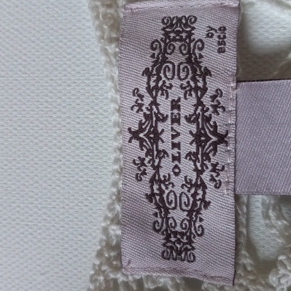 Natural TOP CROCHETED MACRAME by Oliver's Size Medium - Picture 6 of 7